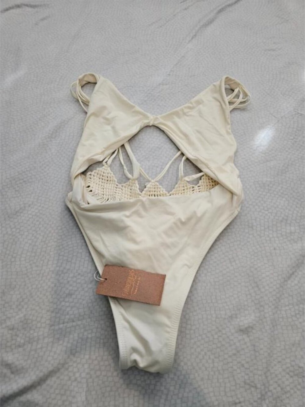 Tankini, Entreaguas, S, Ivory, NWT,